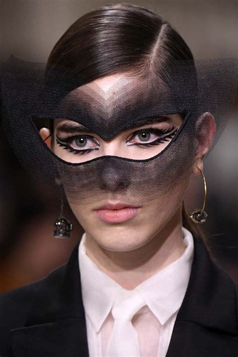 dior haute couture mask|13 Stunning Eye Masks From the Dior Couture Show .